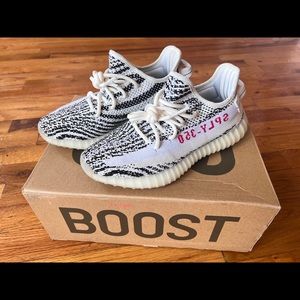 zebra yeezy youth